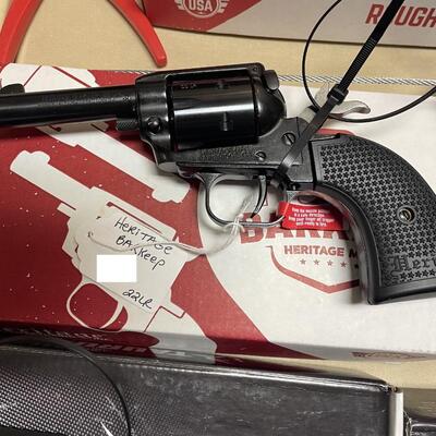 Heritage 6-Shot (BARKEEP - 3'') - Revolver - 22LR - NEW