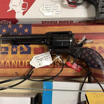 Heritage 6-Shot Rough Rider (Gold American Flag - 4.75'') - Revolver - 22LR - NEW
