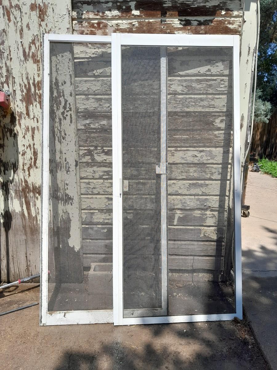 LOT 649 SCREEN DOORS FOR ANDERSEN SLIDING DOOR (NS)