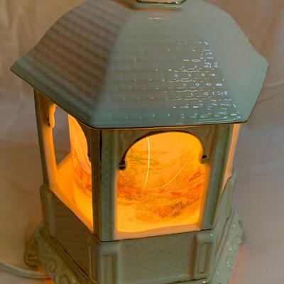 Thomas Kincade â€œMake a Wish Cottage" Gazebo -  8 1/4"H x 6 1/4" in diameter approx