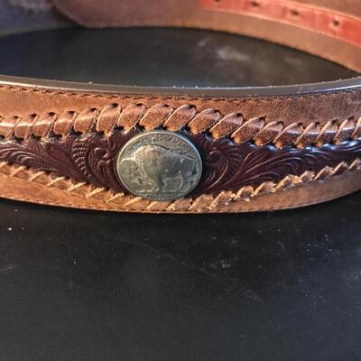 TONY LAMA BELT AND BUCKLE