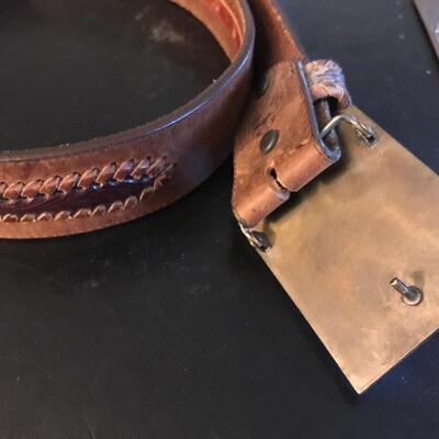 TONY LAMA BELT AND BUCKLE