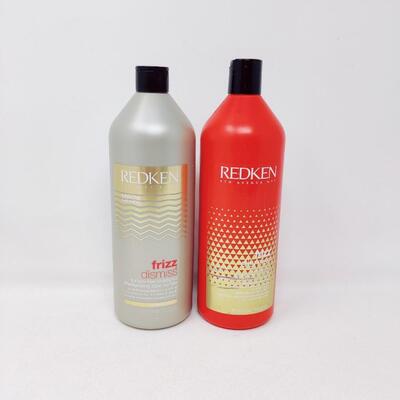 REDKEN FRIZZ DISMISS SHAMPOO AND CONDITIONER