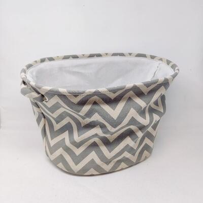 CUTE CANVAS STORAGE BASKET