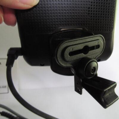 Older Magellan GPS With Car Cigarette Plug In and Partial Mount