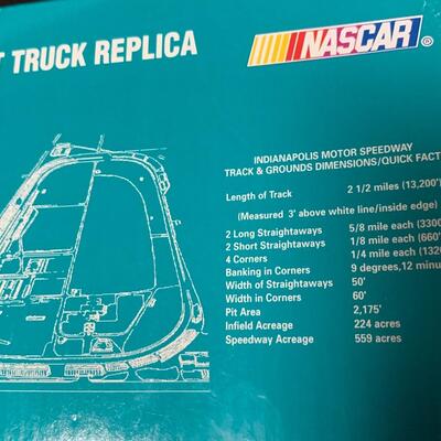 Collectors Die-Cast Vehicle 1995 Brickyard 400 NASCAR Chevy Truck 9â€ long approx