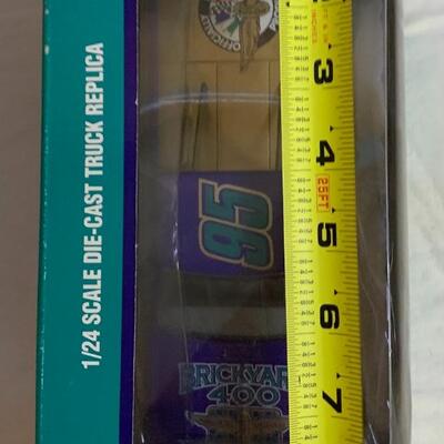 Collectors Die-Cast Vehicle 1995 Brickyard 400 NASCAR Chevy Truck 9â€ long approx