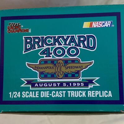 Collectors Die-Cast Vehicle 1995 Brickyard 400 NASCAR Chevy Truck 9â€ long approx