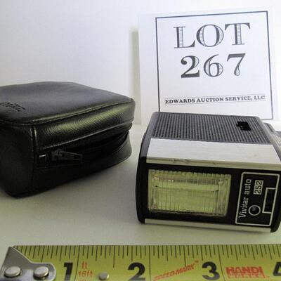 Vivitar Auto 252 Flash Attachment With Pouch
