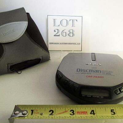 Sony Discman ESP Car Ready, D-E307CK, No Power Cord, With Basic Pouch