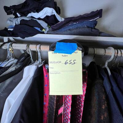 Closet full of gentleman" wardrobe, suits, Fine dress shirts 17 1/2