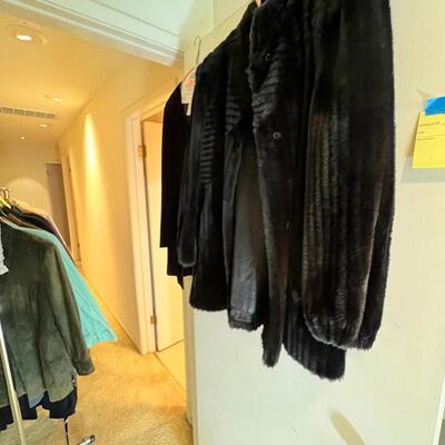 Vintage Black Mink Jacket sz L