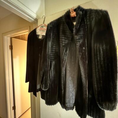 Vintage Black Mink Jacket sz L