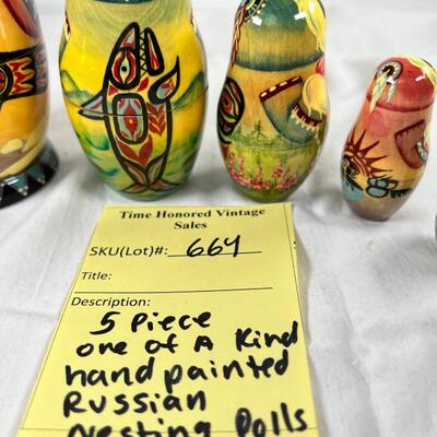 Hand painted one of a kind signed