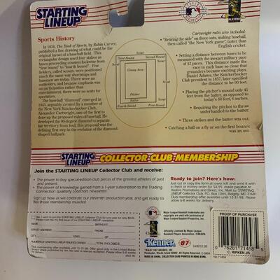 1998 Starting Line Up Sports Superstar Collectibles Cal Ripken Jr W/ Card 4.5â€ figure approx