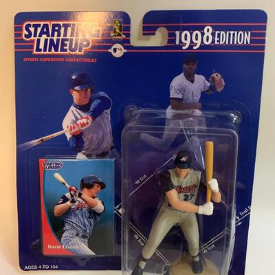 2 Starting Lineups - Nomar Garciaparra 1998 Edition & Darin ERSTAD / Anaheim Angels 1998 4.5â€ tall each approx