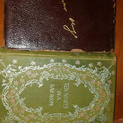 Antique book lot