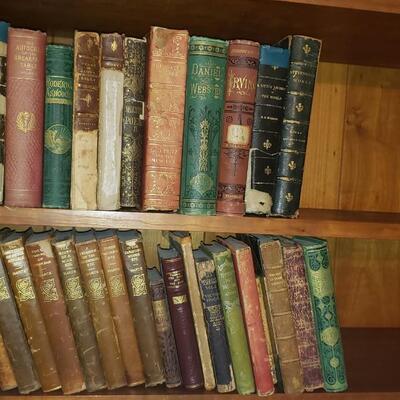 Antique book lot