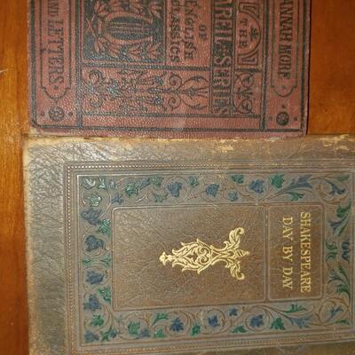 Antique book lot