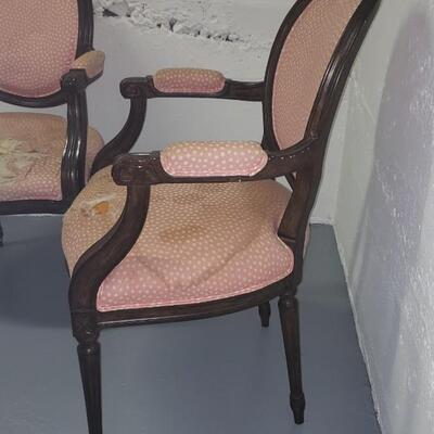 Two occasional chairs