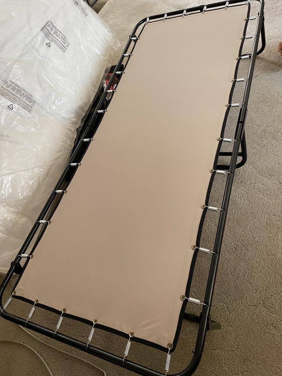 Portable Cot with mattress