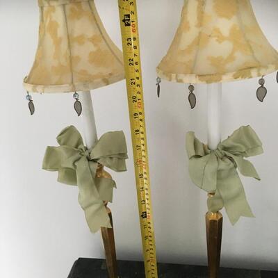 Pair of Candle Stick lamps
