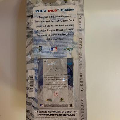 Hideki Matsui 2003 Upper Deck MLB Edition Play Makers Bobble Head In Package - 7â€ tall approx