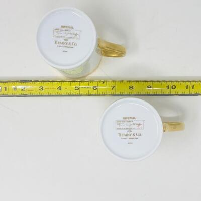 CLASSY TIFFANY AND CO COFFEE CUP SET