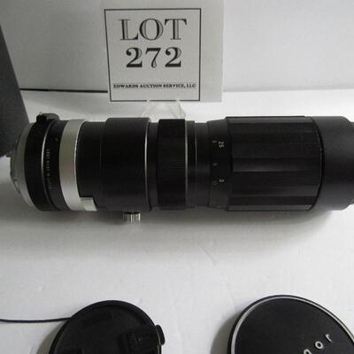 Nice Older Soligor Lense In Leather Case