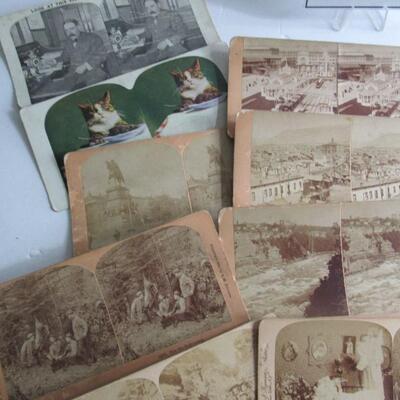Lot of 15 Old Stereoviewer View Cards