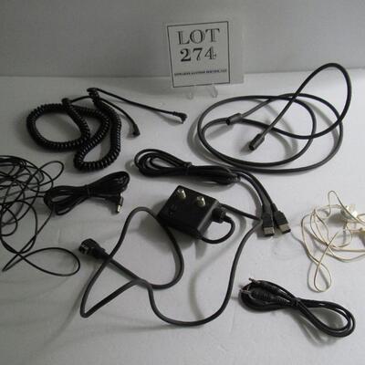Lot of Misc Cords and Cables