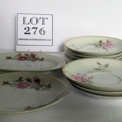 Noritake Rose Saucers and Japan Small Dishes
