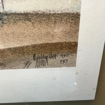P. Buckley Moss Limited 1993 Print 23X15"