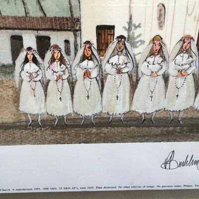 P. Buckley Moss Limited 1993 Print 23X15"