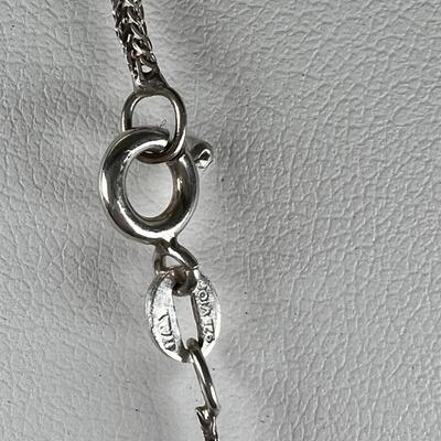 20 " SS Chain Cast Teddy Bear Necklace 12 Grm