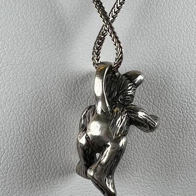 20 " SS Chain Cast Teddy Bear Necklace 12 Grm