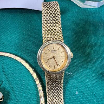 GP Costume Jewelry and vintage empty perfume bottles