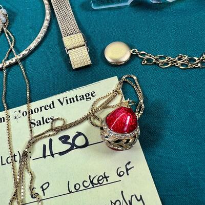 GP Costume Jewelry and vintage empty perfume bottles