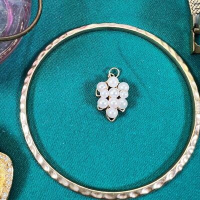 GP Costume Jewelry and vintage empty perfume bottles