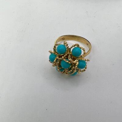 Persian Turqouise 18K gold ring