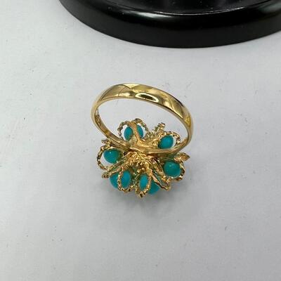 Persian Turqouise 18K gold ring