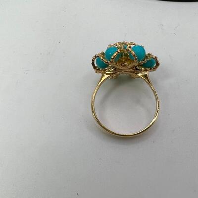 Persian Turqouise 18K gold ring
