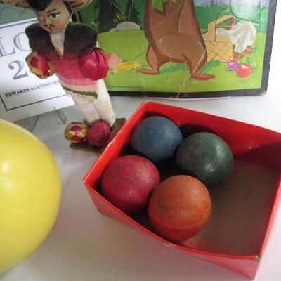 Exercise Therapy Ball, Small Wood Balls, Ethnic Doll, Yogi Bear Puzzles