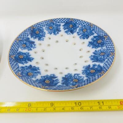 RUSSIAN LOMONOSOV â€œRADIANT BASKETâ€œ TEA CUP AND SAUCER SET