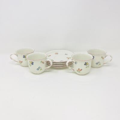 BEAUTIFUL VILLEROY & BOCH - PETITE FLEUR - CUP AND SAUCER SETS