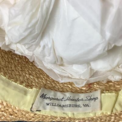 Lot. 5380. Vintage Margaret Hunter Straw Hat