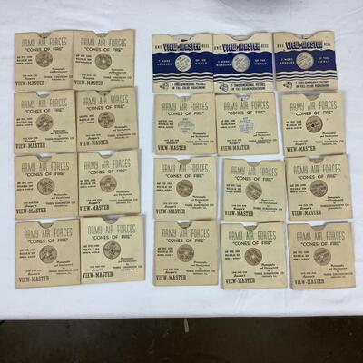 Lot. 5382. Military Training Reels/Viewmaster Training Aid, Army Air Force
