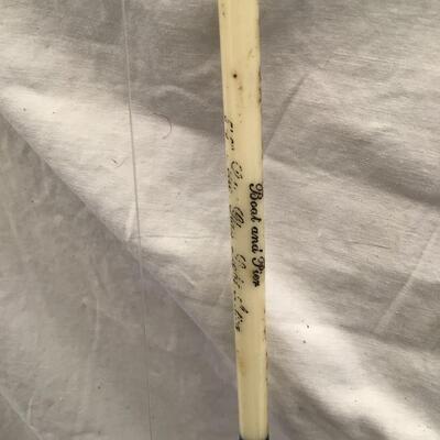 5371 Vintage Sears & Roebuck Boat & Pier Fishing Rod w/ #9 Penn Peerless Reel