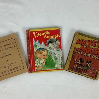 Lot. 5384  Vintage Miniature Children's Books