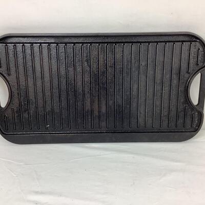 Lot. 5391. Lot of Lodge Cast Iron Griddles/Press